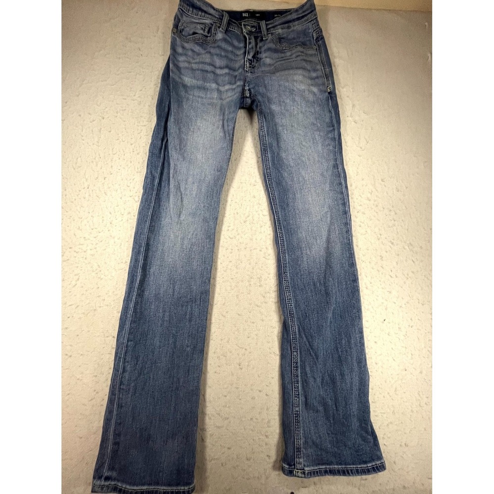 BKE Aiden Jeans Mens 29x34 Blue Denim Stretch Light Wash Mid Rise Straight Leg